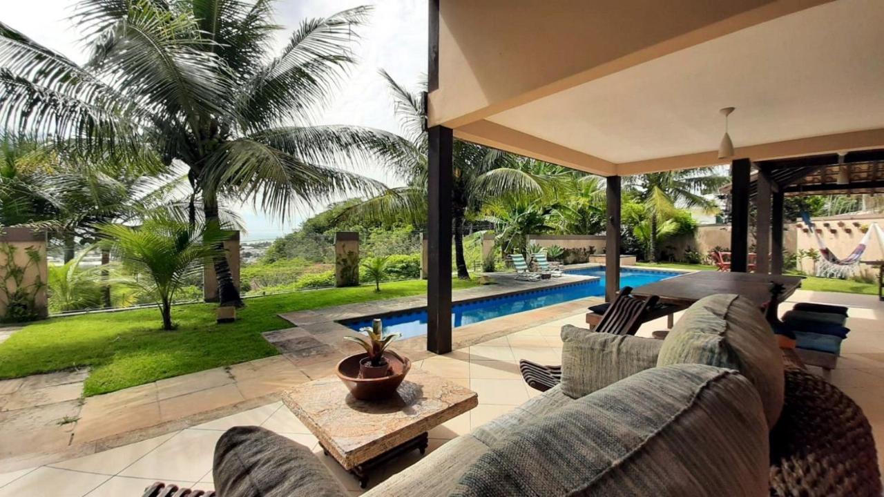 Casa Com Vista Para O Mar De Taperapuan Porto Seguro Exterior foto