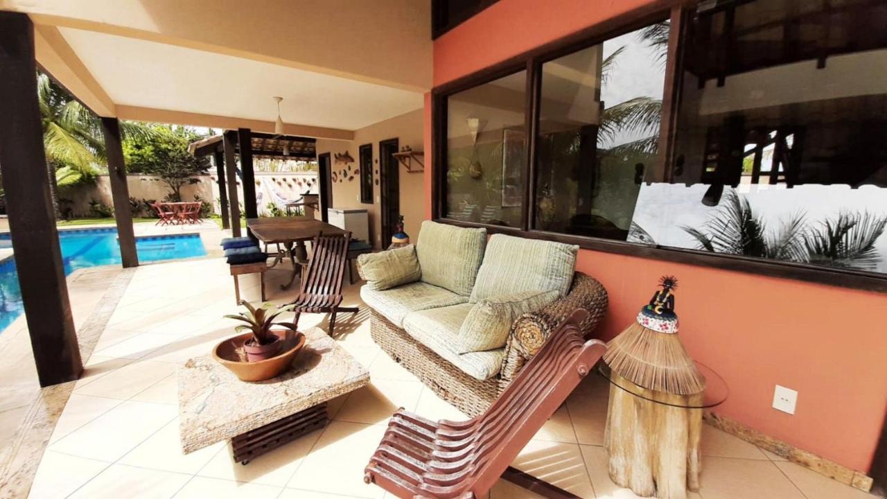 Casa Com Vista Para O Mar De Taperapuan Porto Seguro Exterior foto