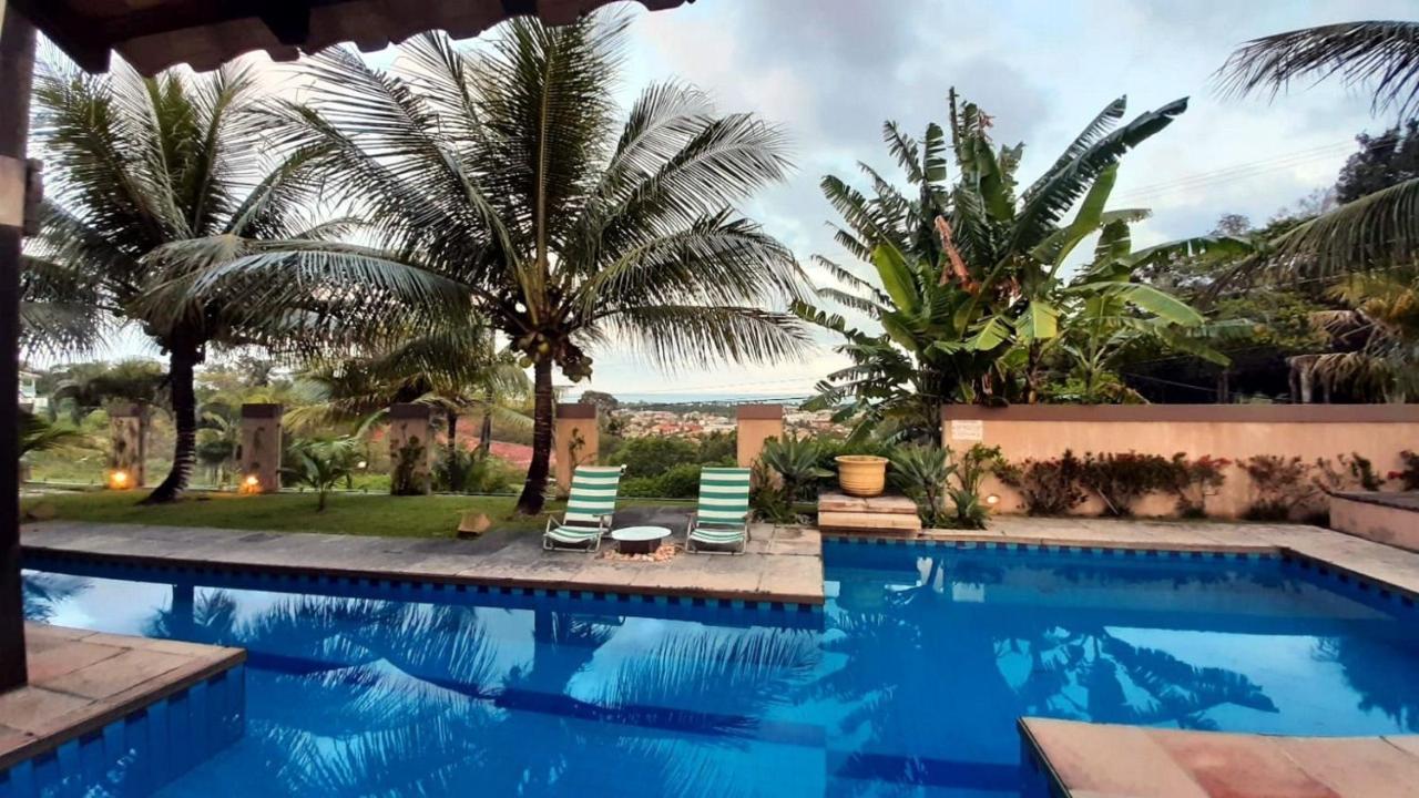Casa Com Vista Para O Mar De Taperapuan Porto Seguro Exterior foto