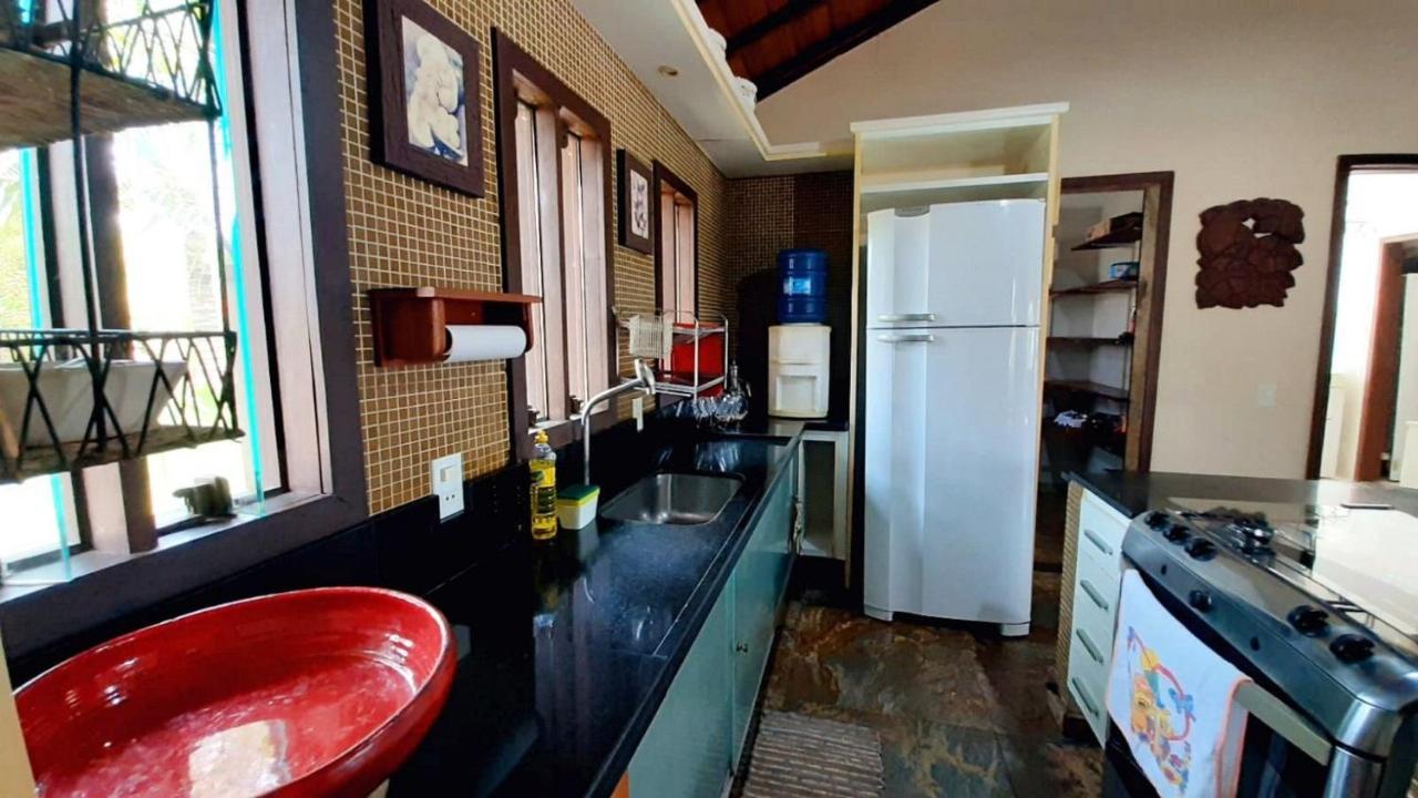 Casa Com Vista Para O Mar De Taperapuan Porto Seguro Exterior foto