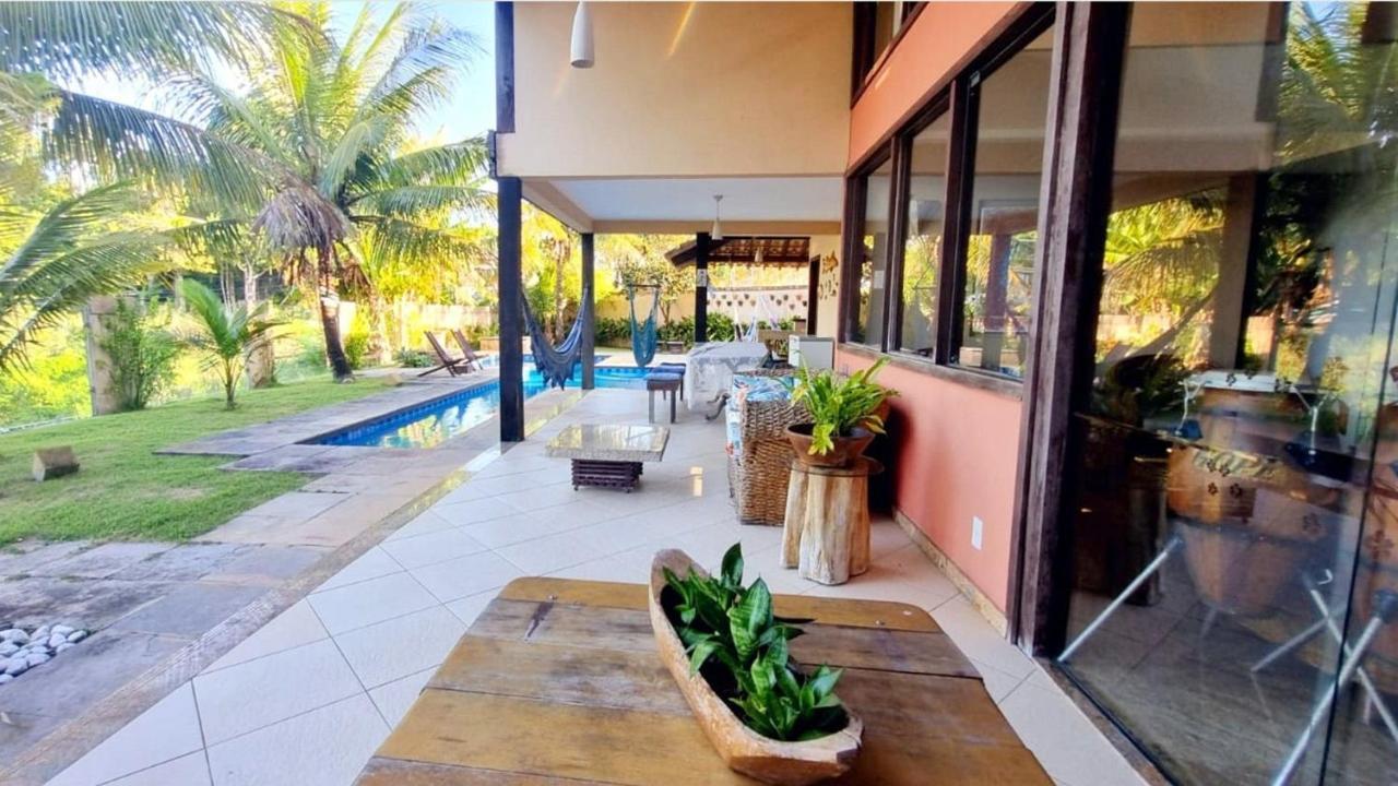 Casa Com Vista Para O Mar De Taperapuan Porto Seguro Exterior foto